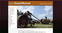 Desktop Screenshot of cityofgrandmound.org